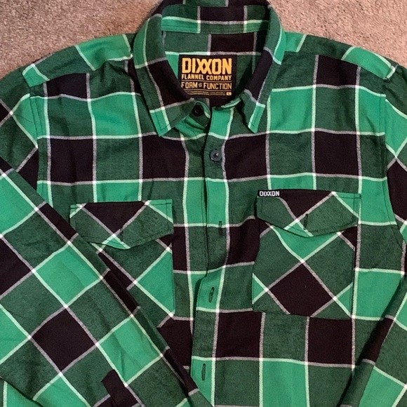 Kelly green flannel Clearance